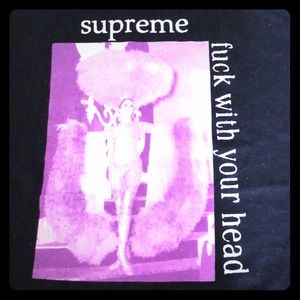 AUTHENTIC Supreme Fuck with your head T-Shirt